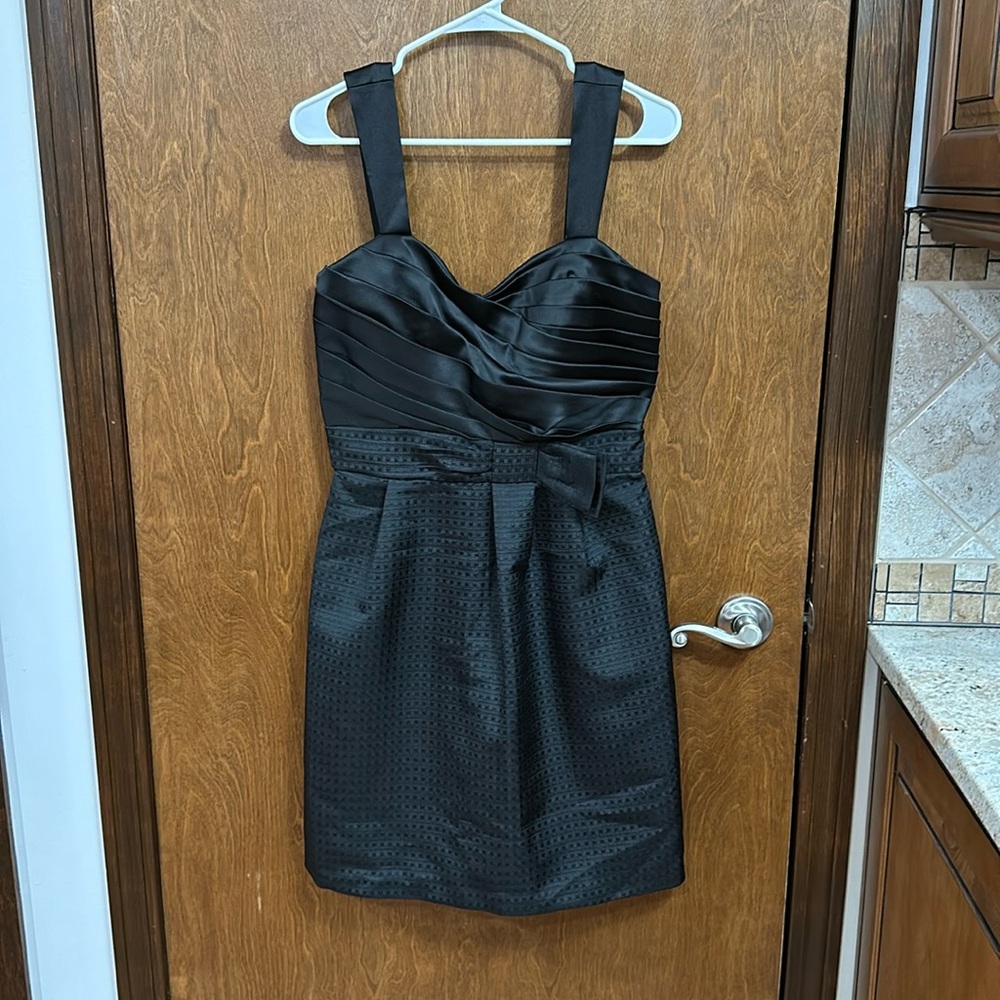 Black cocktail mini dress, size 8
